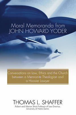 Picture of Moral Memoranda from John Howard Yoder