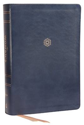 Picture of Niv, the Woman's Study Bible, Leathersoft, Blue, Full-Color, Thumb Indexed
