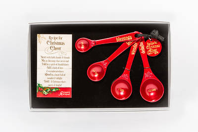 Picture of Christmas Red Measuring Spoons