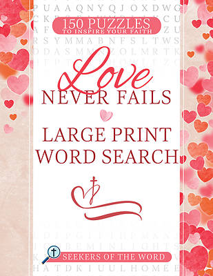 Picture of Love Never Fails Large Print Word Search