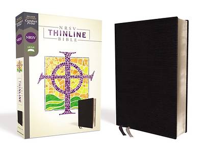 Picture of NRSV Thinline Bible, Bonded Leather, Black, Comfort Print