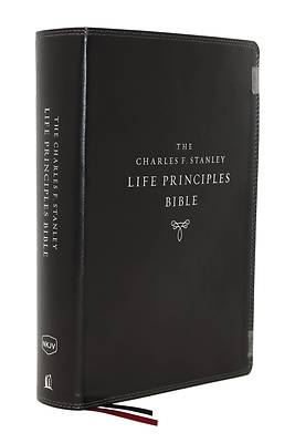 Picture of Nkjv, Charles F. Stanley Life Principles Bible, 2nd Edition, Leathersoft, Black, Comfort Print