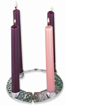 Picture of Celtic Knot Advent Wreath with Boxed Candles