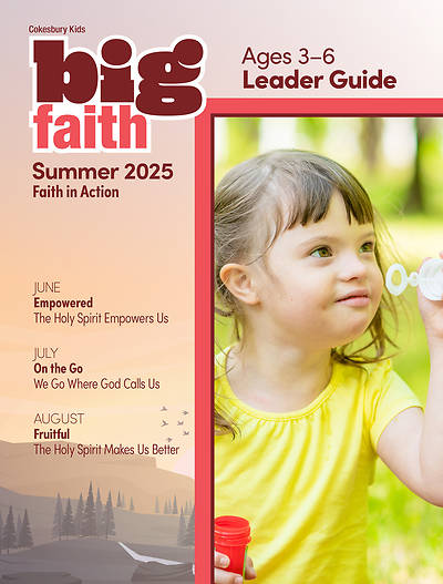 Picture of Cokesbury Kids Big Faith Summer 2025 Leader Guide Ages 3-6