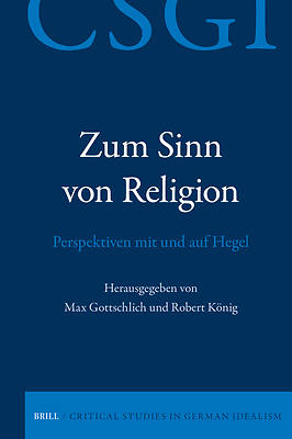 Picture of Zum Sinn Von Religion. Perspektiven Mit Und Auf Hegel