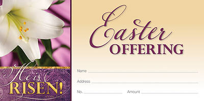 Picture of He is Risen Easter Offering Envelope