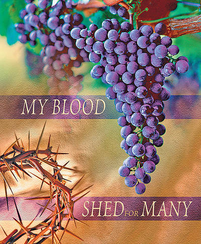 Picture of My Blood Shed for Many Maundy Thursday Legal Size Bulletin