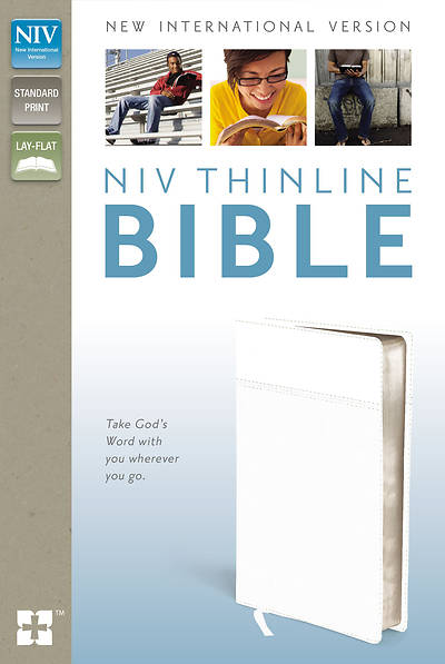 Picture of NIV Thinline Bible Italian Duo-Tone White