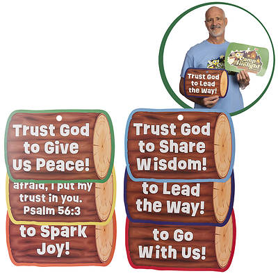 Picture of Vacation Bible School (VBS) 2024 Camp Firelight Decorating Mobiles (Pkg of 6)