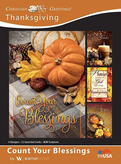 Picture of Count Your Blessings Thanksgiving Box Cards (Box of 12)