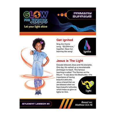 Picture of Vacation Bible School (VBS) 2017 Glow For Jesus Primary Student Books