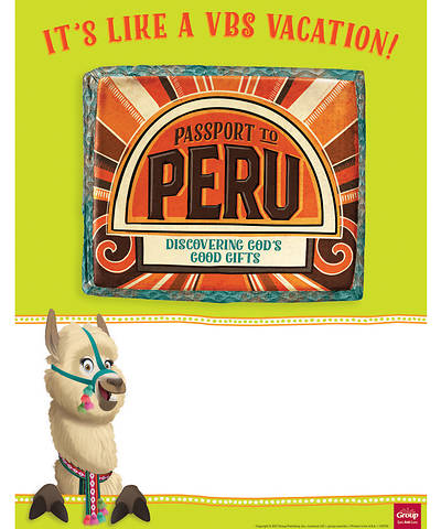 Picture of Vacation Bible School (VBS) 2017 Passport to Peru Publicity Posters (Pkg. of 5)