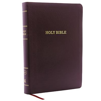 Picture of KJV, Reference Bible, Giant Print, Bonded Leather, Burgundy, Red Letter Edition
