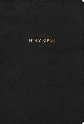 Picture of NASB Super Giant Print Reference Bible, Black Leathertouch