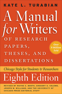 Picture of A Manual for Writers of Research Papers, Theses, Dissertations