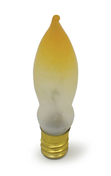 Picture of Yellow Tipped Bulb 7.5 Watt