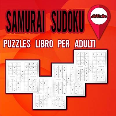 Picture of Samurai Sudoku Puzzles libro per adulti difficile