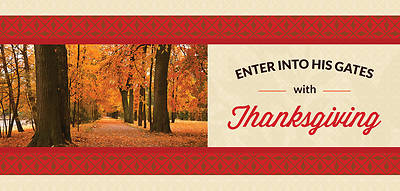 Picture of Enter His Gates Thanksgiving Offering Envelope