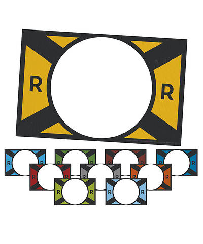 Picture of Vacation Bible School VBS 2021 Rocky Railway Crew Signs (set of 10) (11"x19")