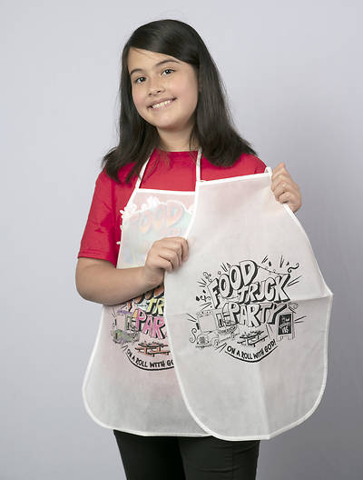 Picture of Vacation Bible School (VBS) Food Truck Party Kids Apron (Pkg of 12)
