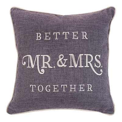 Picture of Better Together - Mr. & Mrs. Square Pillow