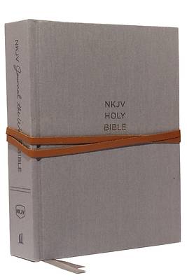 Picture of NKJV, Journal the Word Bible, Hardcover, Gray, Red Letter Edition, Comfort Print