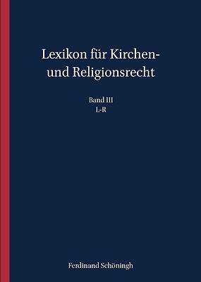 Picture of Lexikon Fur Kirchen- Und Religionsrecht Band III