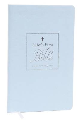 Picture of Kjv, Baby's First New Testament, Leathersoft, Blue, Red Letter, Comfort Print