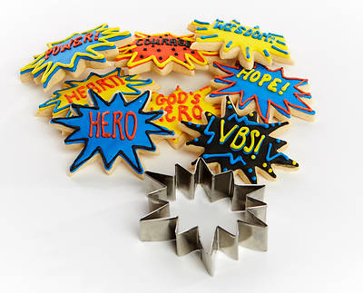 Picture of Vacation Bible School (VBS) Hero Cookie Cutter