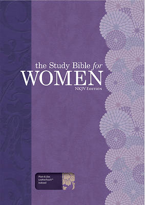 Picture of The Study Bible for Women, NKJV Personal Size Edition Plum/Lilac Leathertouch Indexed