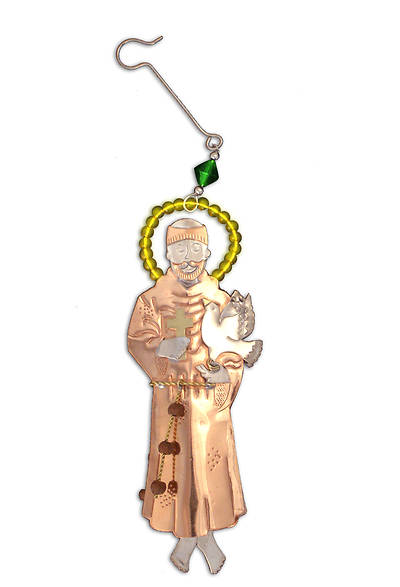 Picture of St. Francis Metal Ornament