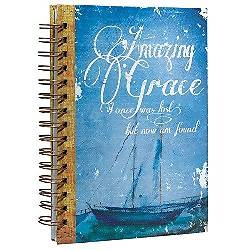 Picture of Journal - Large Wirebound - Blue Amazing Grace