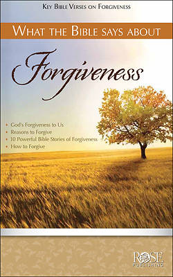 Picture of What the Bible Says about Forgiveness Pamphlet