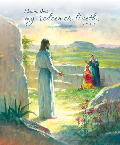 Picture of I Know That My Redeemer Liveth Easter Legal Size Bulletin