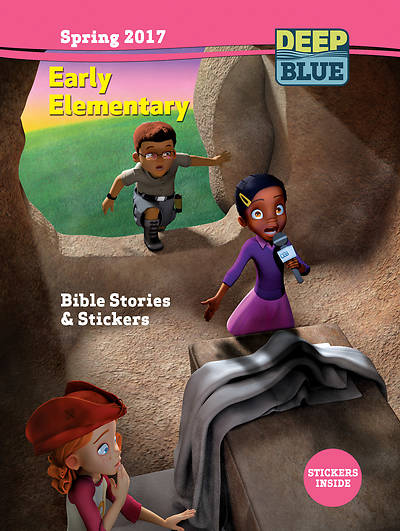 Picture of Deep Blue Early Elementary Bible Stories & Stickers Spring 2017
