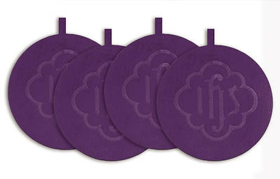 Picture of Artistic Offering Plate Mats - Purple