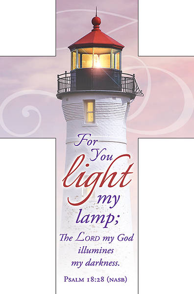 Picture of Light My Lamp General Cross Bookmark