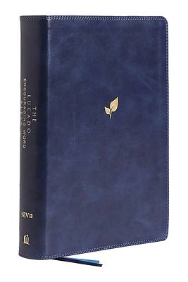 Picture of NIV Lucado Encouraging Word Bible, Blue, Leathersoft, Thumb Indexed, Comfort Print