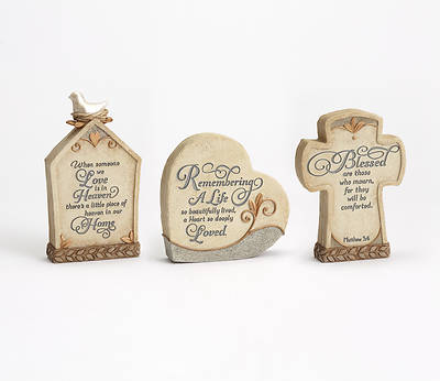 Picture of Assortment of 3 Bereavement Plaques