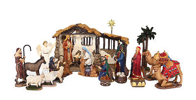Picture of Real Life 7" Nativity Deluxe 23Pc Set