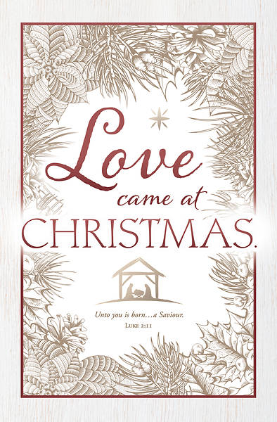 Picture of Love Came at Christmas Regular Size Bulletin