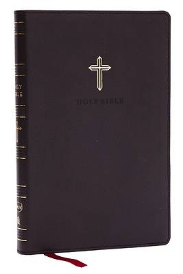 Picture of NKJV Ultra Thinline Bible, Black Leathersoft, Red Letter, Comfort Print
