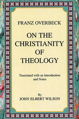Picture of On the Christianity of Theology