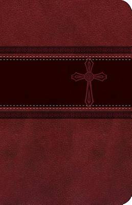 Picture of CEB Common English Bible Compact Thin Red DecoTone with Cross