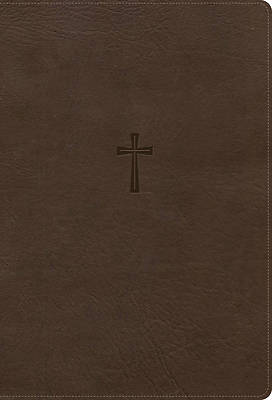 CSB Super Giant Print Reference Bible, Optimal Type, Digital Study Edition, Brown Leathertouch