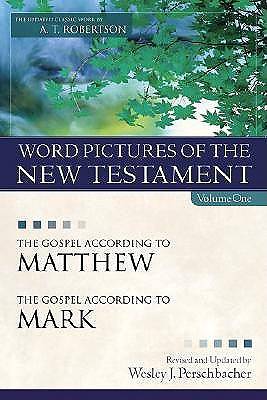 Picture of Word Pictures on the New Testament, Vol. 1
