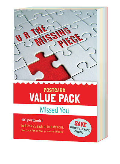 Picture of Missed You Kids Value Pack Postcard - Pack of 100