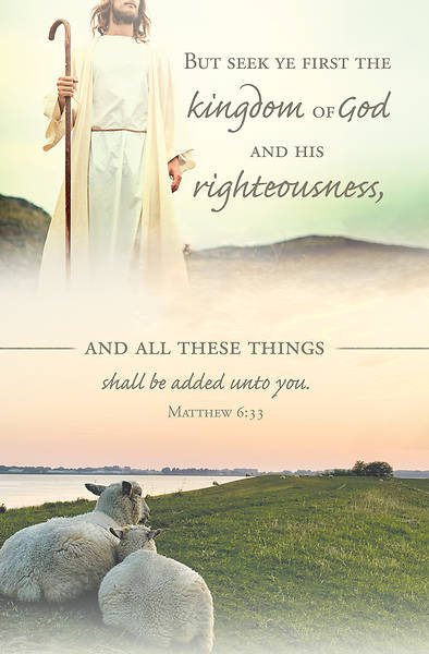 Picture of Inspirational Kingdom of God and His Righteousness Bulletin