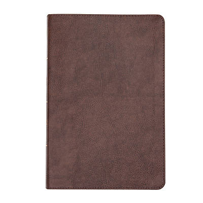Picture of CSB Large Print Thinline Bible, Brown Bonded Leather