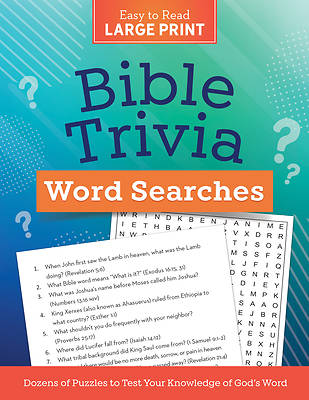Picture of Bible Trivia Word Searches Large Print